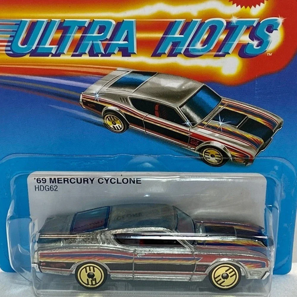 Hot Wheels '69‎ Mercury Cyclone Ultra Hots 2/8 HDG52 Die-cast Car 1:64 NIP 2022